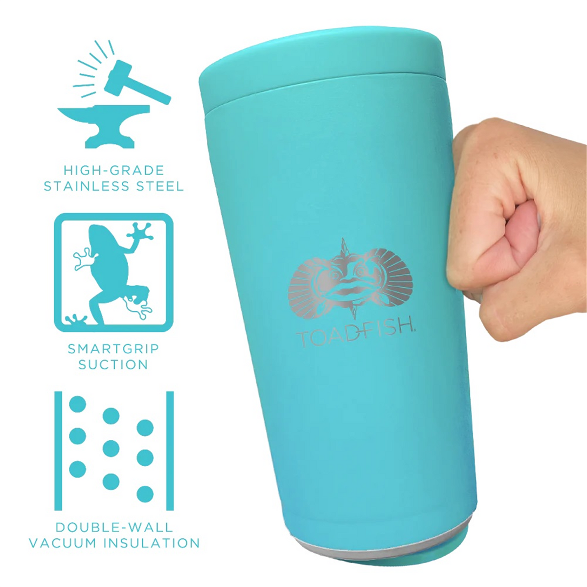 Toadfish Toadfish Universal Non Tipping 12oz Can Cooler 2.0