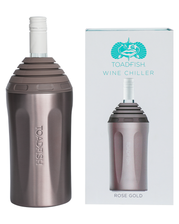 Toadfish Insulated Wine Chiller With Flexi-lock Pouring, Fits Most Bottles