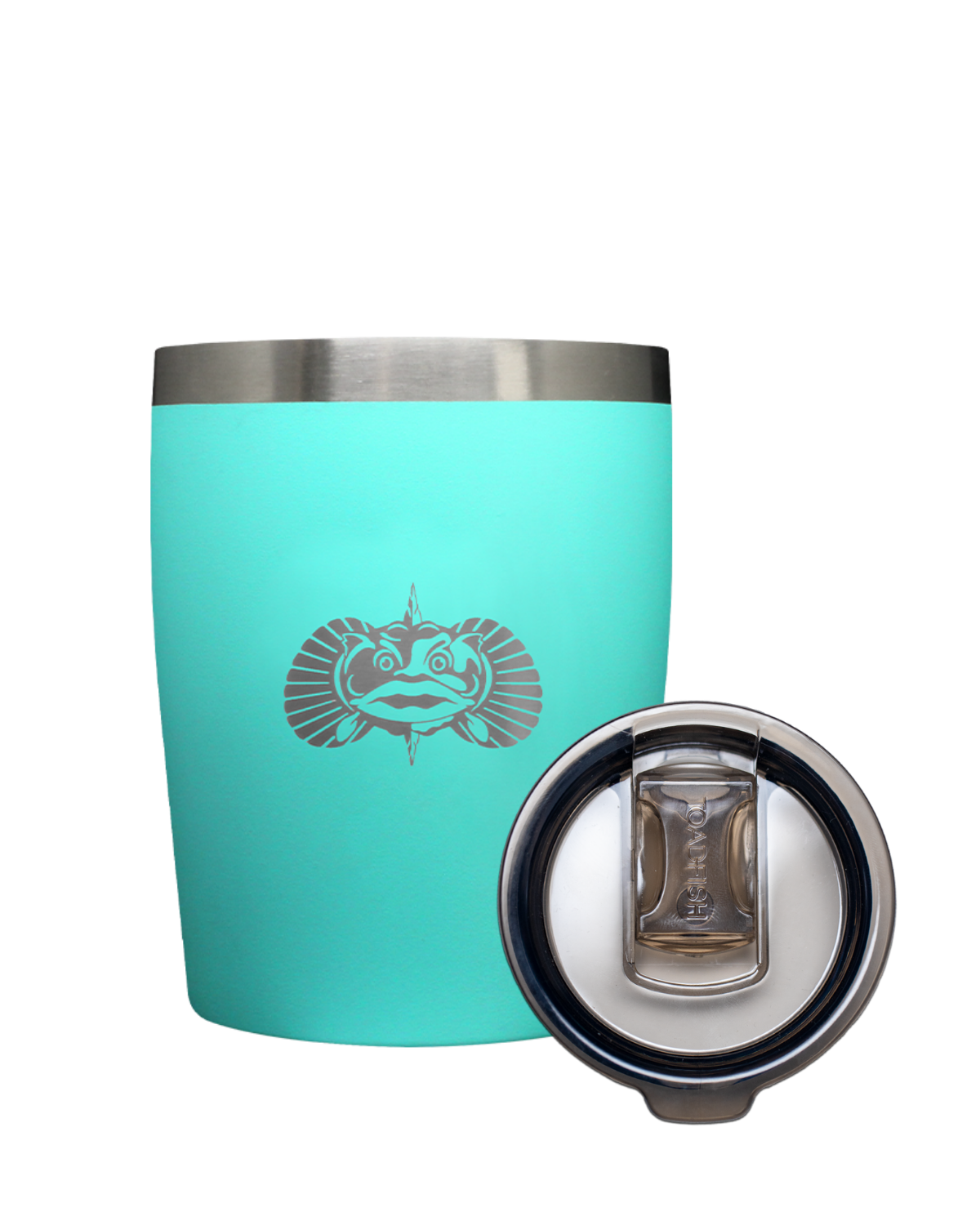 Toadfish Toadfish Non-tipping 10oz Insulated Stainless Steel Rocks Tumbler With Easy Slide Lid