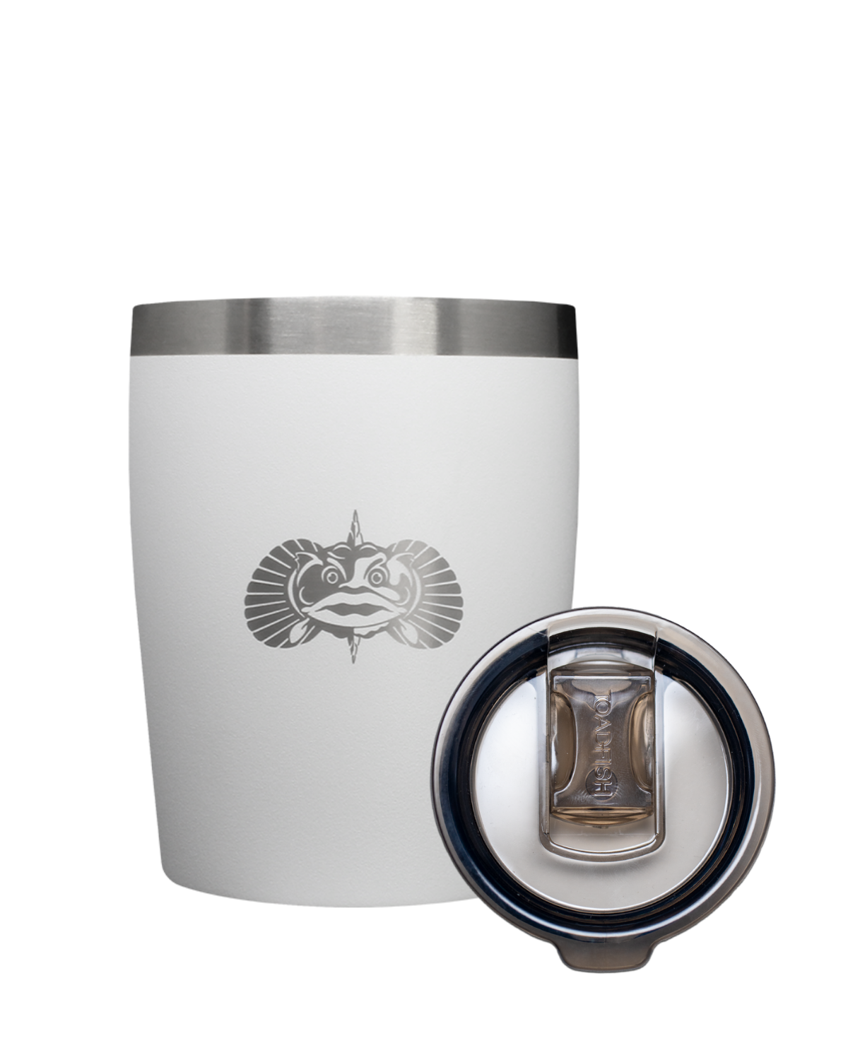 Toadfish Toadfish Non-tipping 10oz Insulated Stainless Steel Rocks Tumbler With Easy Slide Lid