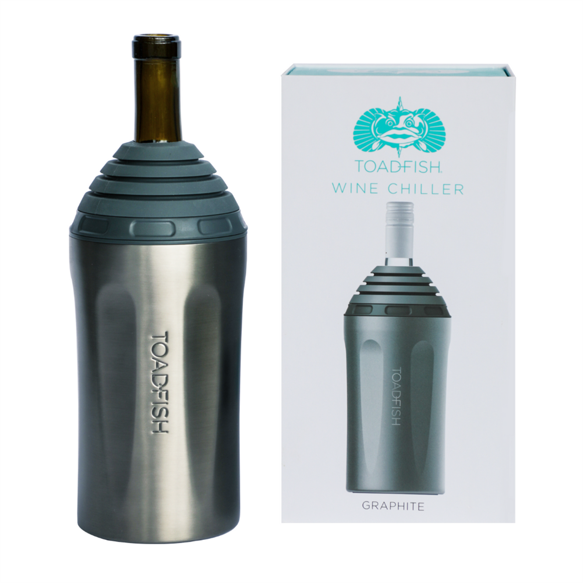 Toadfish Toadfish Insulated Wine Chiller With Flexi-lock Pouring, Fits Most Bottles
