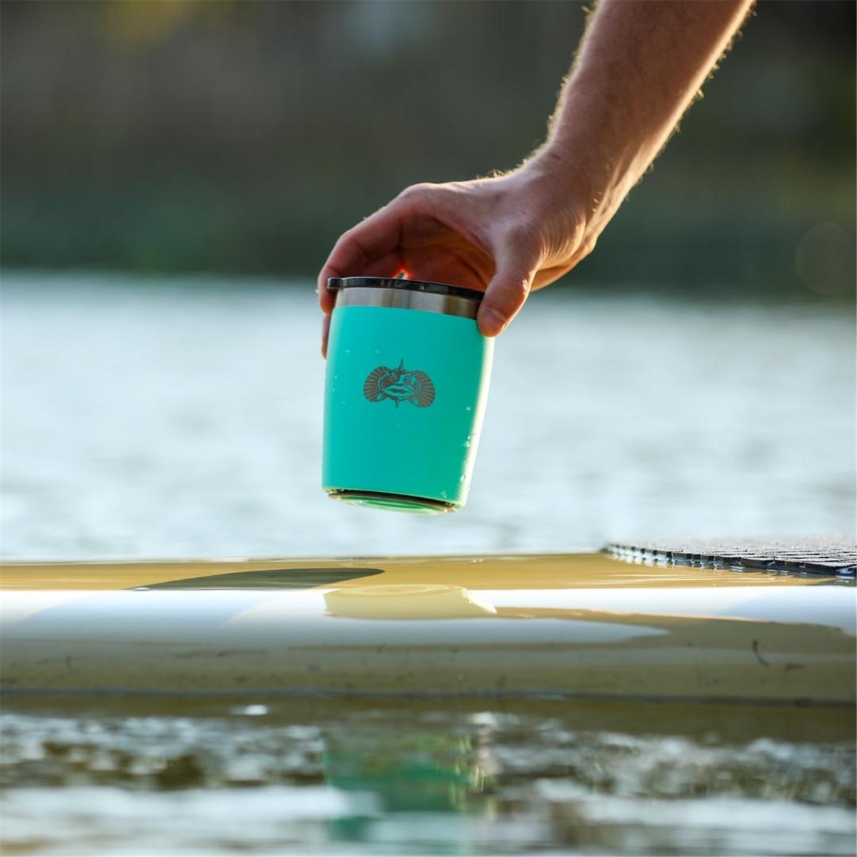 Toadfish Toadfish Non-tipping 10oz Insulated Stainless Steel Rocks Tumbler With Easy Slide Lid